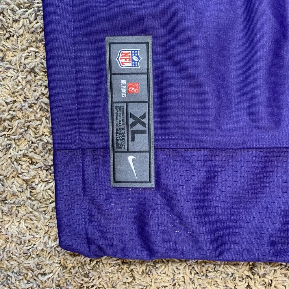 Nike Baltimore Ravens Jersey Mens XL NFL On Field Roquan Smith #0 Blank Front